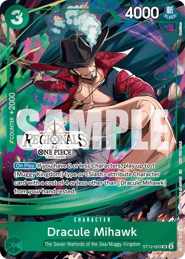 Dracule Mihawk (Regional Participation Pack 2026 Vol.1) (ST12-003) (OP-PR)