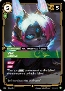 Vex - Mocking (Alternate Art) (055a/219) (UNL)
