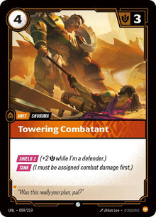 Image for Towering Combatant (099/219) (UNL) - Riftbound: League of Legends Trading Card Game