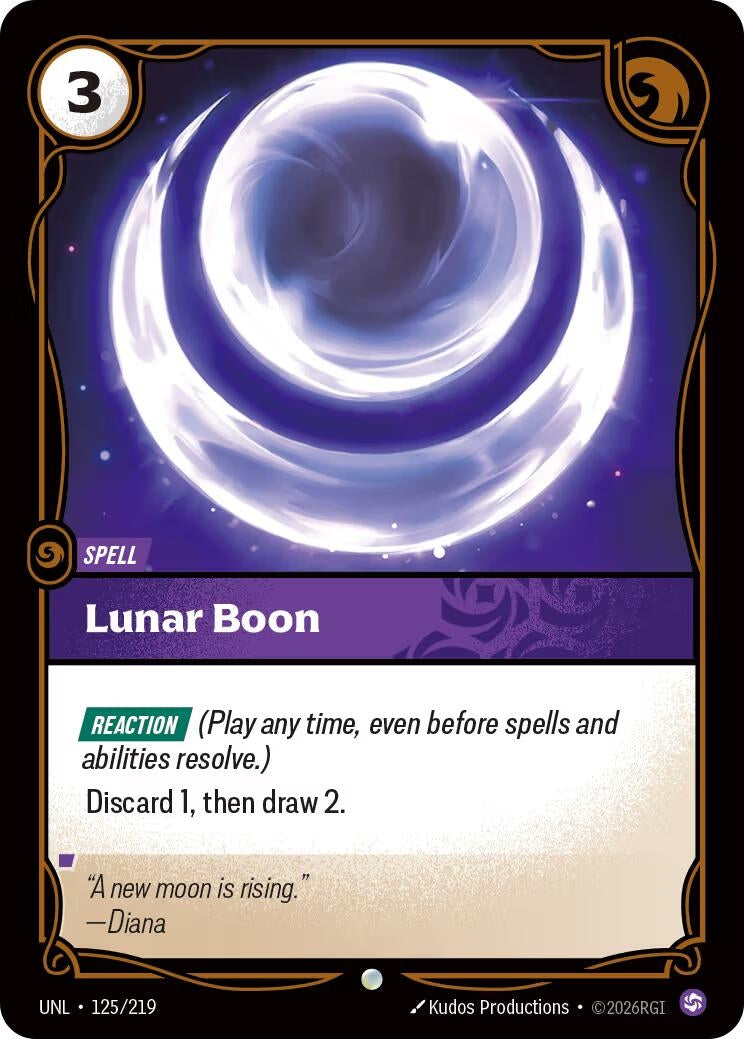 Lunar Boon (125/219) (UNL)