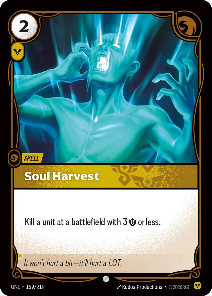 Soul Harvest (159/219) (UNL)