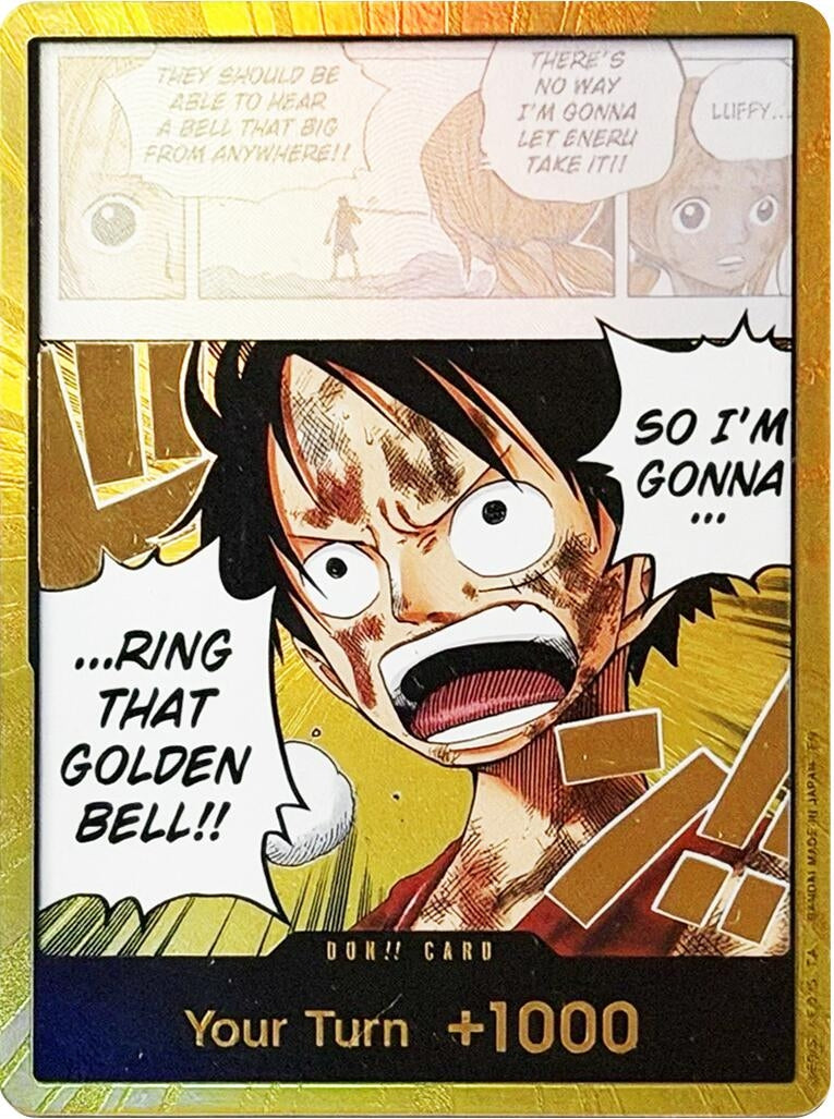 DON!! Card (Luffy) (Gold) (OP15-EB04)