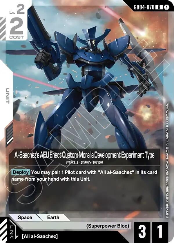Al-Saachez's AEU Enact Custom Moralia Development Experiment Type (GD04-070) (GD04)