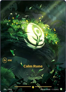 Calm Rune (Alternate Art) (R02a) (UNL)