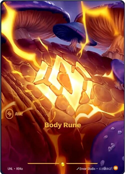 Body Rune (Alternate Art) (R04a) (UNL)