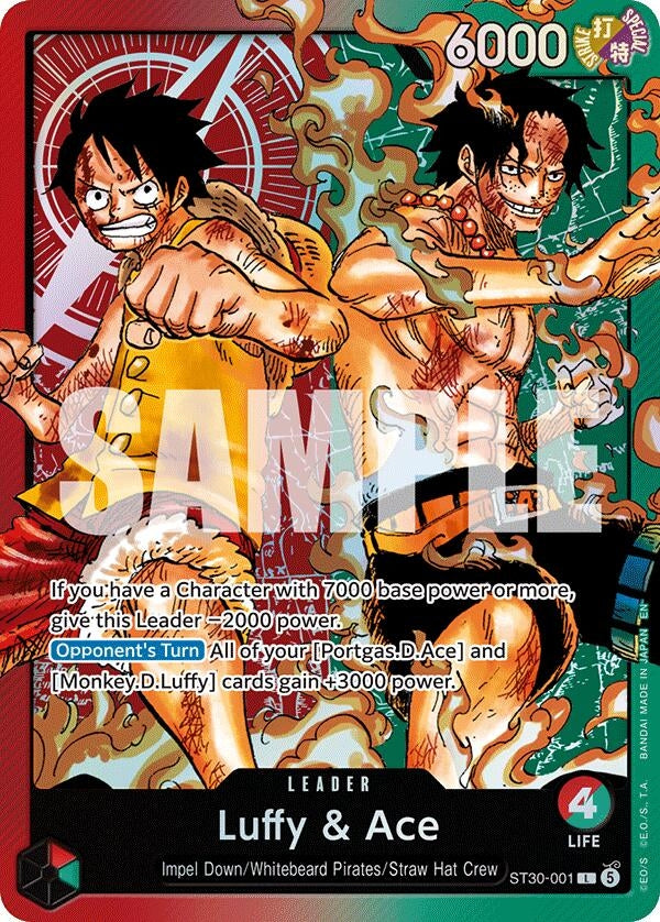 Luffy & Ace (ST30-001) (ST-30)