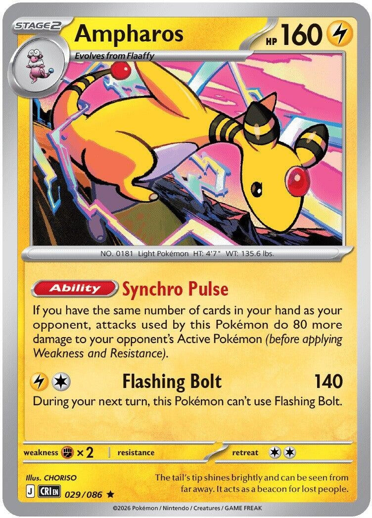Image for Ampharos - 029/086 (Non-Holo) (029/086) (PR) - Pokemon