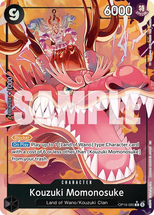 Kouzuki Momonosuke (085) (Alternate Art) (OP16-085) (OP16)
