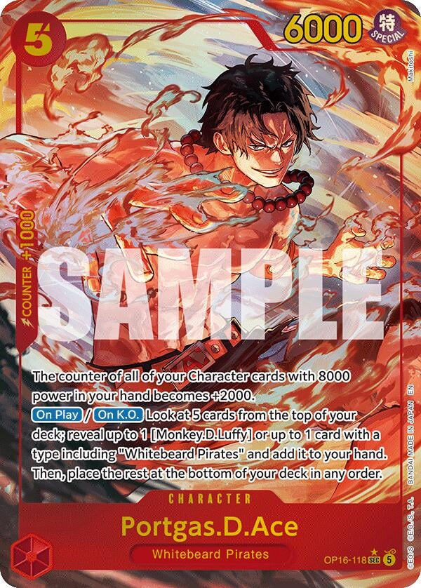 Portgas.D.Ace (118) (Alternate Art) (OP16-118) (OP16)