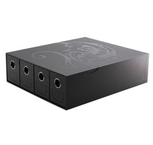 Fortress Card Drawers Horizontal 4 - Black