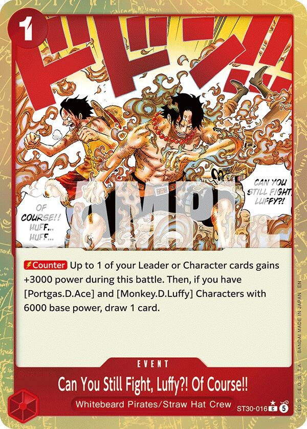 Can You Still Fight, Luffy?! Of Course!! (Parallel) (ST30-016) (ST-30)