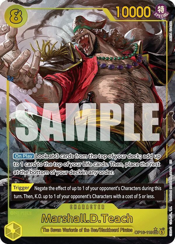 Marshall.D.Teach (119) (Alternate Art) (OP16-119) (OP16)
