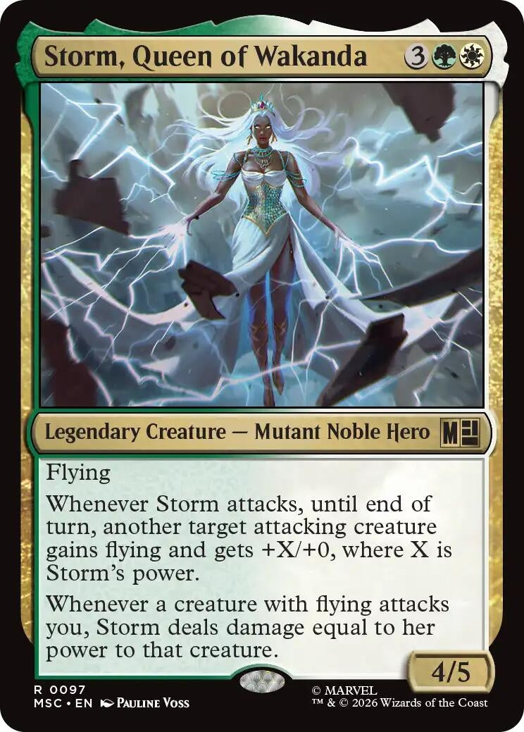 Image for Storm, Queen of Wakanda (97) (MSC) - Magic: The Gathering