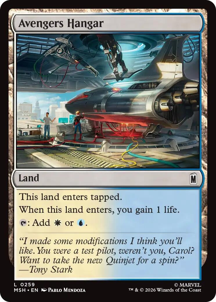 Image for Avengers Hangar (259) (MSH) - Magic: The Gathering
