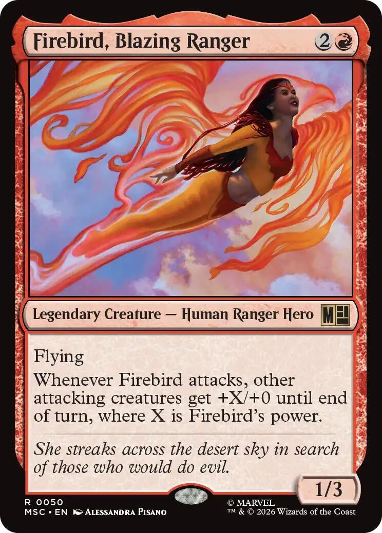 Image for Firebird, Blazing Ranger (50) (MSC) - Magic: The Gathering