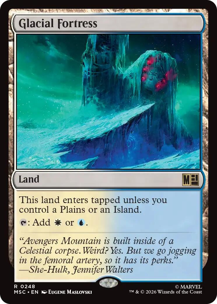 Image for Glacial Fortress (248) (MSC) - Magic: The Gathering