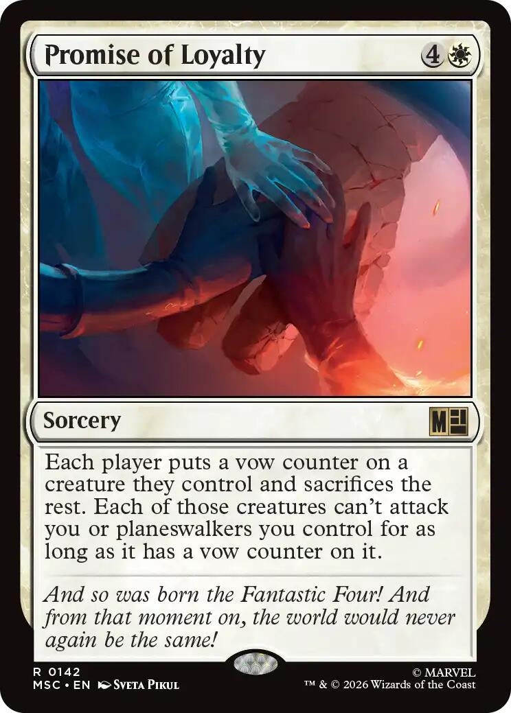 Image for Promise of Loyalty (142) (MSC) - Magic: The Gathering