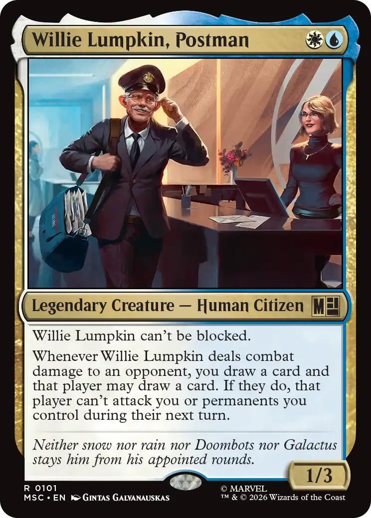 Image for Willie Lumpkin, Postman (101) (MSC) - Magic: The Gathering