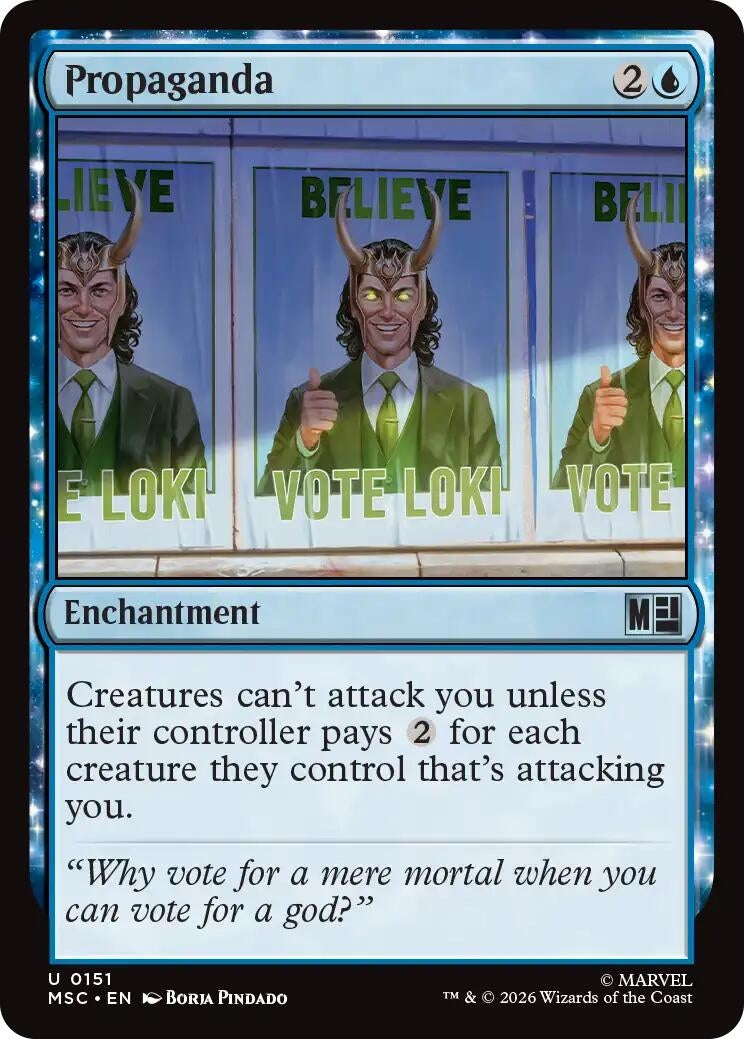Image for Propaganda (Surge Foil) (151) (MSC) - Magic: The Gathering
