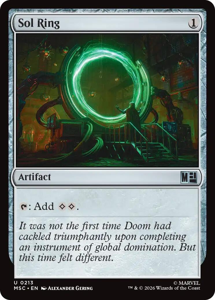 Image for Sol Ring (0213) (Surge Foil) (213) (MSC) - Magic: The Gathering