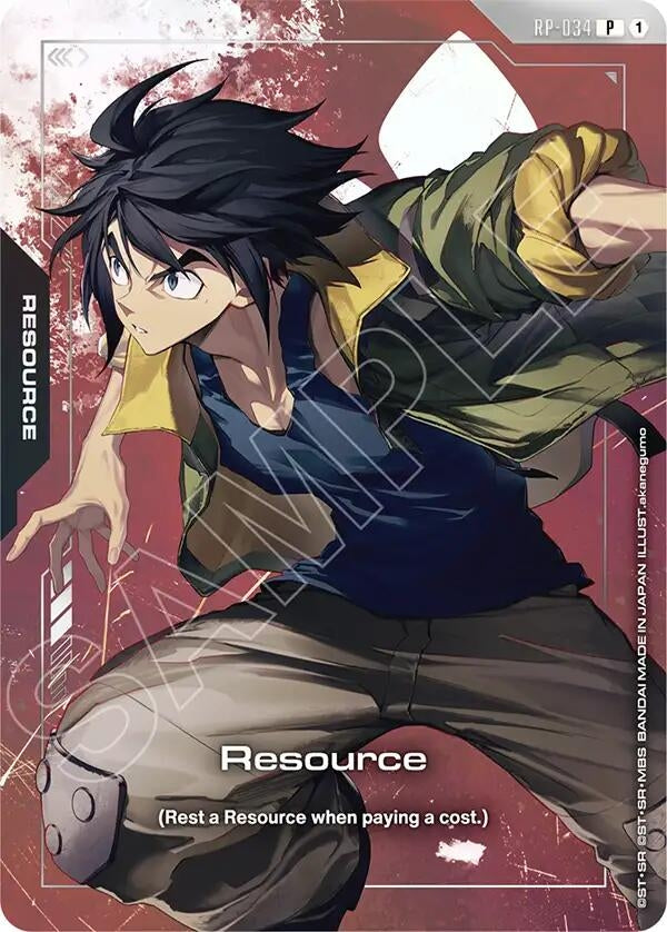 Image for Resource (RP-034) (Premium Accessory Set - Mobile Suit Gundam: Iron-Blooded Orphans) (RP-034) (RP) - Gundam Card Game