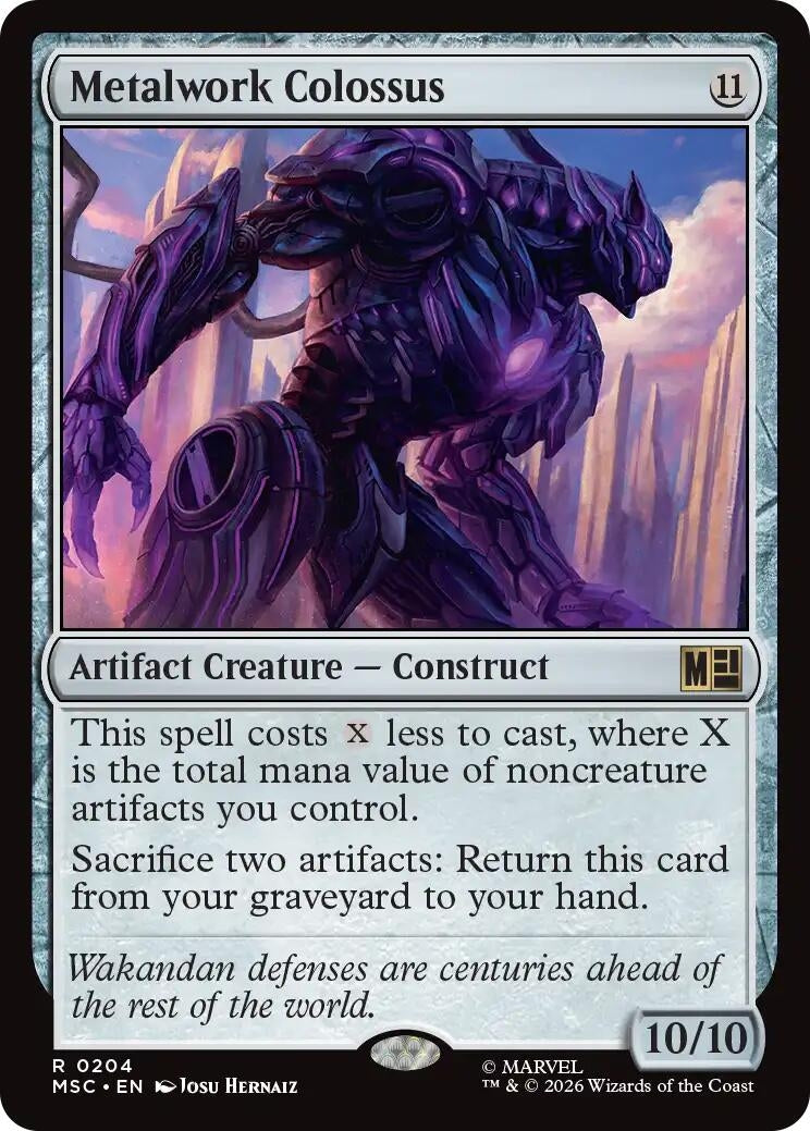 Image for Metalwork Colossus (Surge Foil) (204) (MSC) - Magic: The Gathering