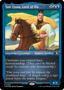 Sun Quan, Lord of Wu (Foil Etched) [Commander Masters]
