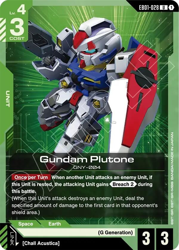 Image for Gundam Plutone (EB01-028) (EB01) - Gundam Card Game
