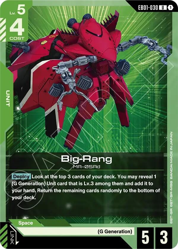 Image for Big-Rang (EB01-030) (EB01) - Gundam Card Game