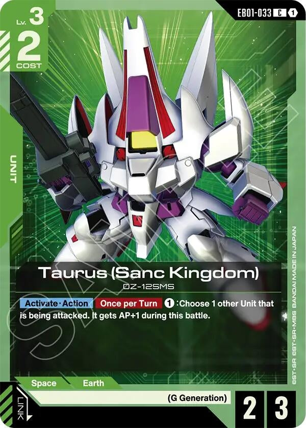Image for Taurus (Sanc Kingdom) (EB01-033) (EB01) - Gundam Card Game