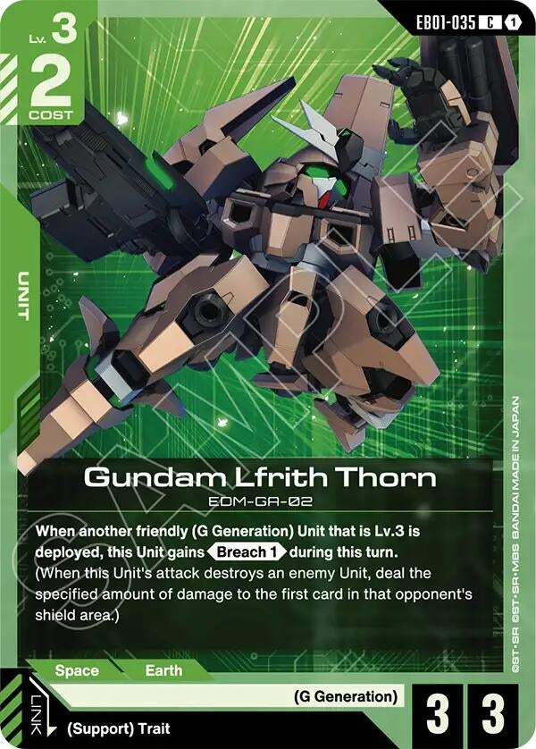 Image for Gundam Lfrith Thorn (EB01-035) (EB01) - Gundam Card Game