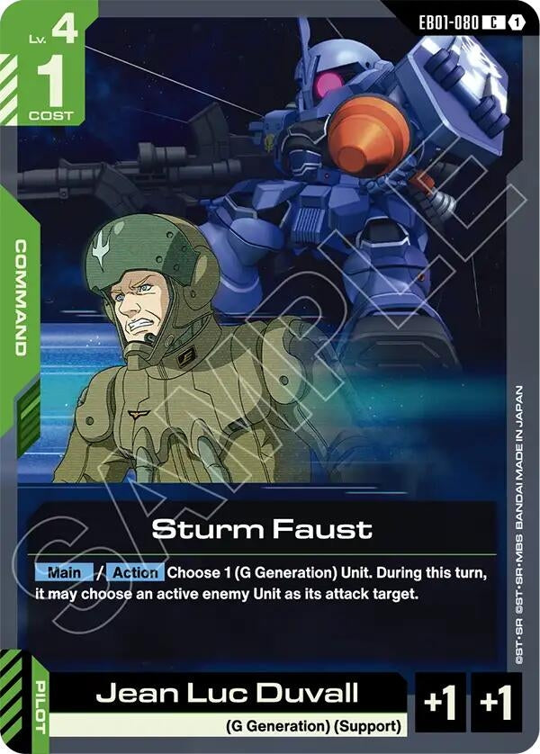 Image for Sturm Faust (EB01-080) (EB01) - Gundam Card Game