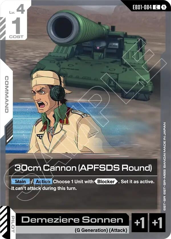 Image for 30cm Cannon (APFSDS Round) (EB01-084) (EB01) - Gundam Card Game
