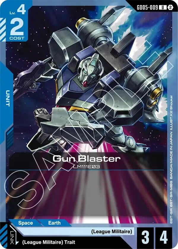 Image for Gun Blaster (GD05-009) (GD05) - Gundam Card Game