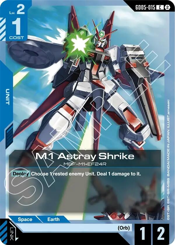 Image for M1 Astray Shrike (GD05-015) (GD05) - Gundam Card Game