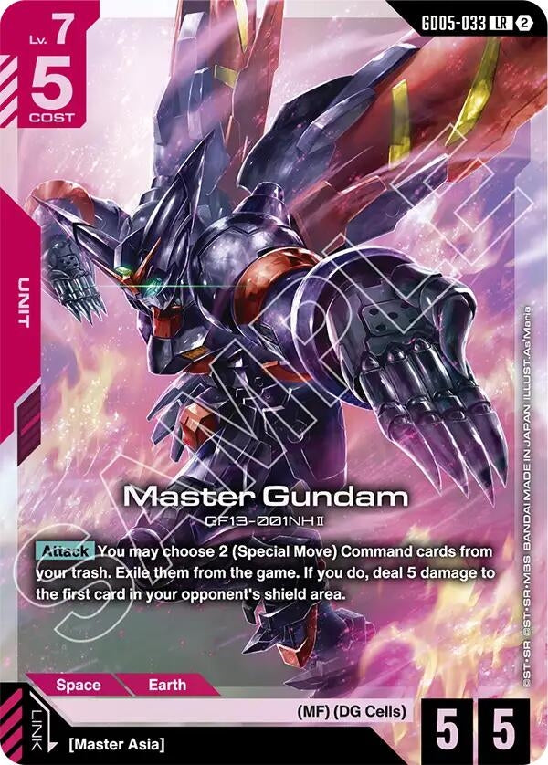 Image for Master Gundam (GD05-033) (GD05) - Gundam Card Game