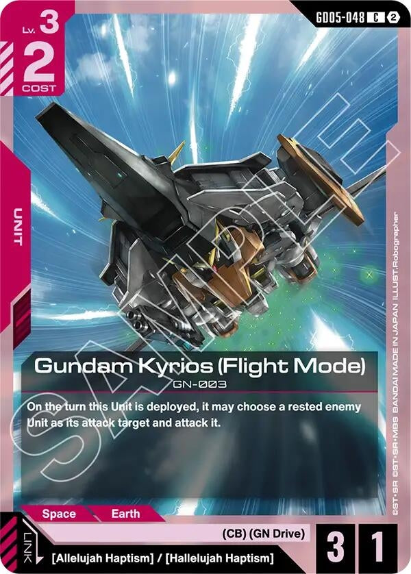 Image for Gundam Kyrios (Flight Mode) (GD05-048) (GD05) - Gundam Card Game