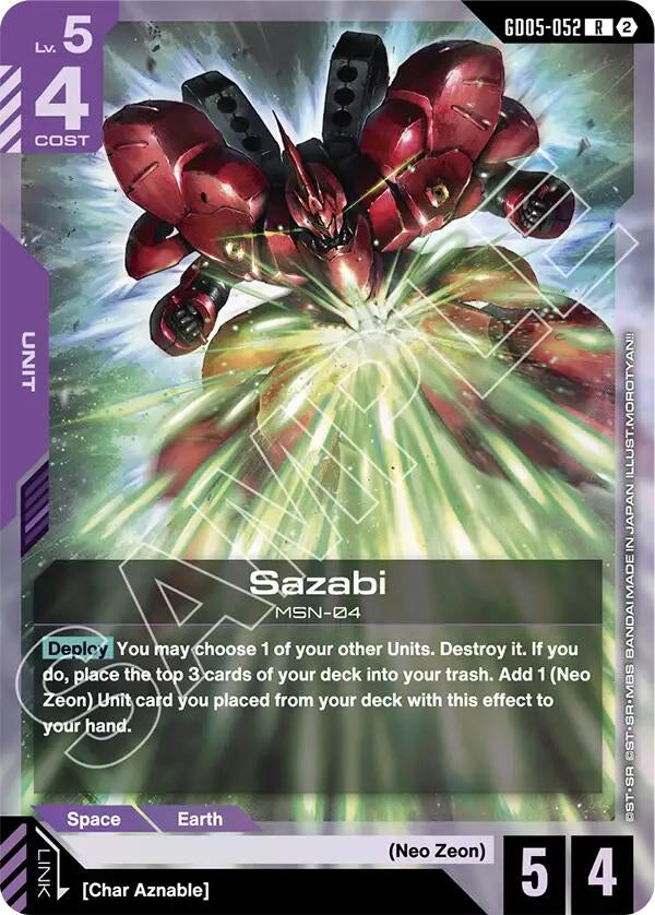 Sazabi (GD05-052) (GD05-052) (GD05)
