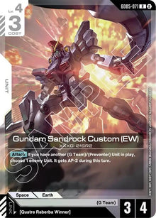 Image for Gundam Sandrock Custom (EW) (GD05-071) (GD05) - Gundam Card Game