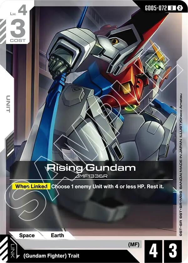 Image for Rising Gundam (GD05-072) (GD05) - Gundam Card Game