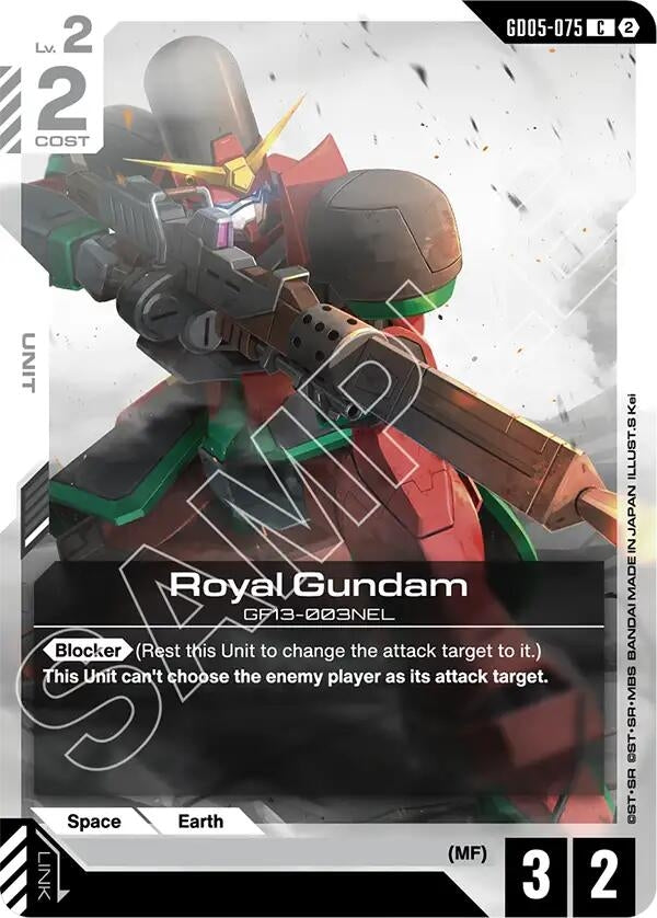 Image for Royal Gundam (GD05-075) (GD05) - Gundam Card Game