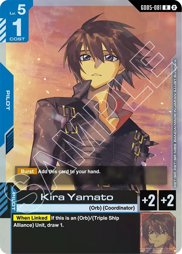 Image for Kira Yamato (GD05-081) (GD05) - Gundam Card Game