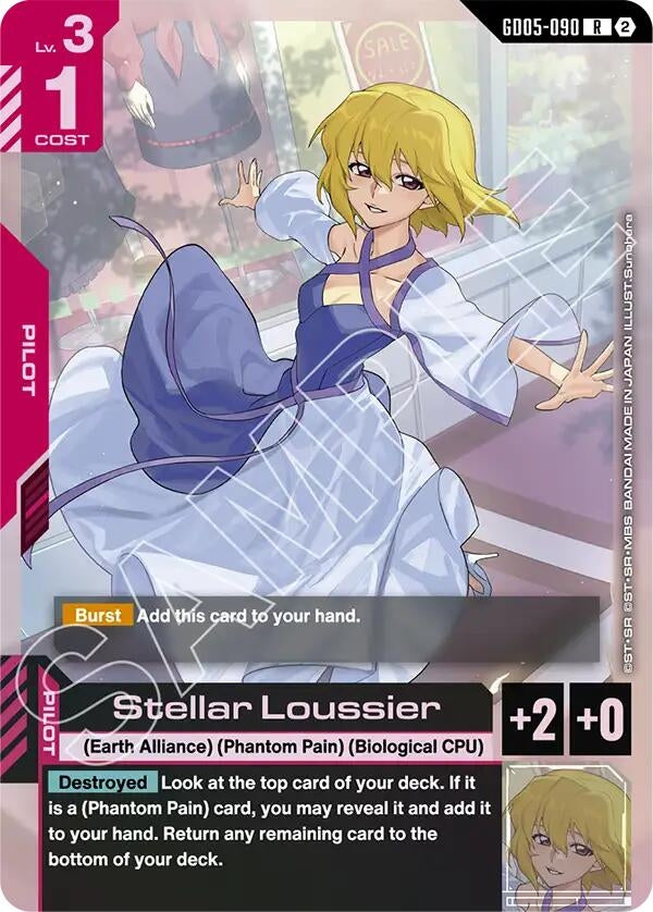 Image for Stellar Loussier (GD05-090) (GD05) - Gundam Card Game