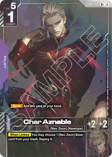 Image for Char Aznable (R+) (GD05-093) (GD05) - Gundam Card Game