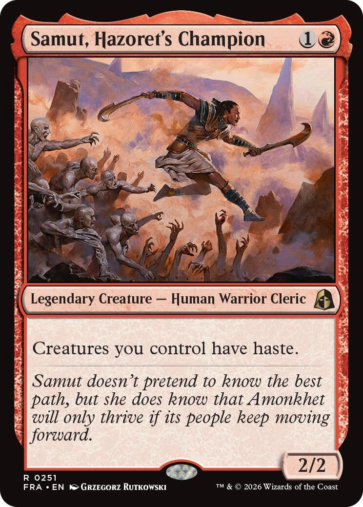 Image for Samut, Hazoret's Champion (251) (FRA) - Magic: The Gathering