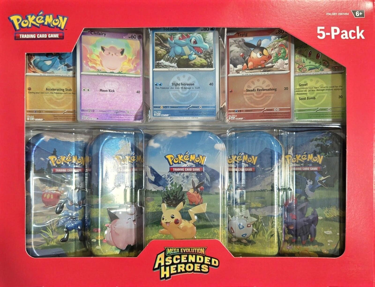 Image for Costco Ascended Heroes Mini Tins 5-Pack - Pokemon