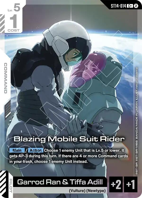 Blazing Mobile Suit Rider (C+) (ST14-014) (ST14)