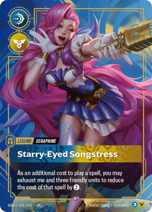 Image for Seraphine, Starry-Eyed Songstress (151/167) (RAD) - Riftbound: League of Legends Trading Card Game