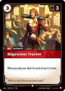 Image for Bilgewater Tracker (003/167) (RAD) - Riftbound: League of Legends Trading Card Game