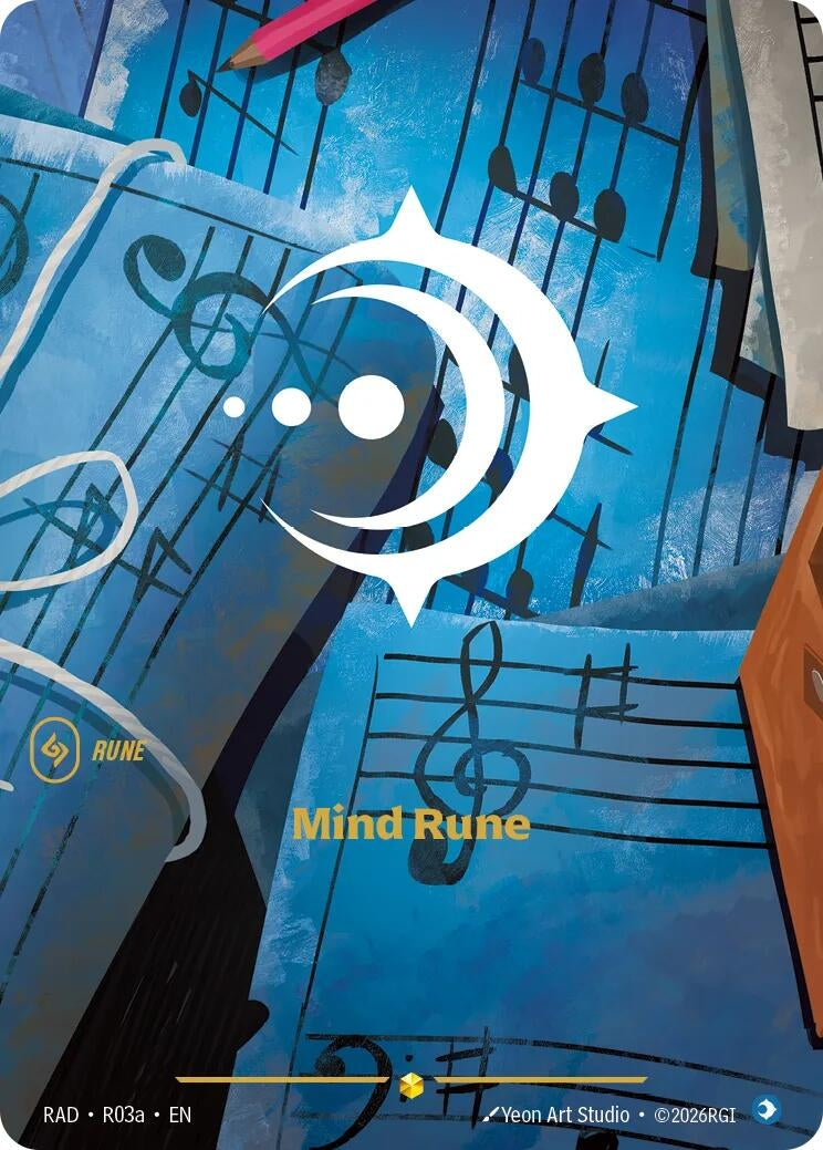 Image for Mind Rune (R03a) (R03a) (RAD) - Riftbound: League of Legends Trading Card Game